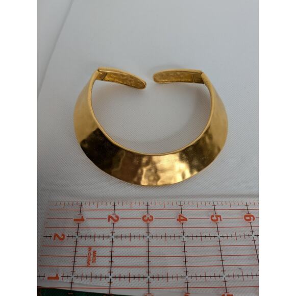 Givenchy Vintage Gold Collar Cleopatra Cuff Choker - Picture 3 of 7